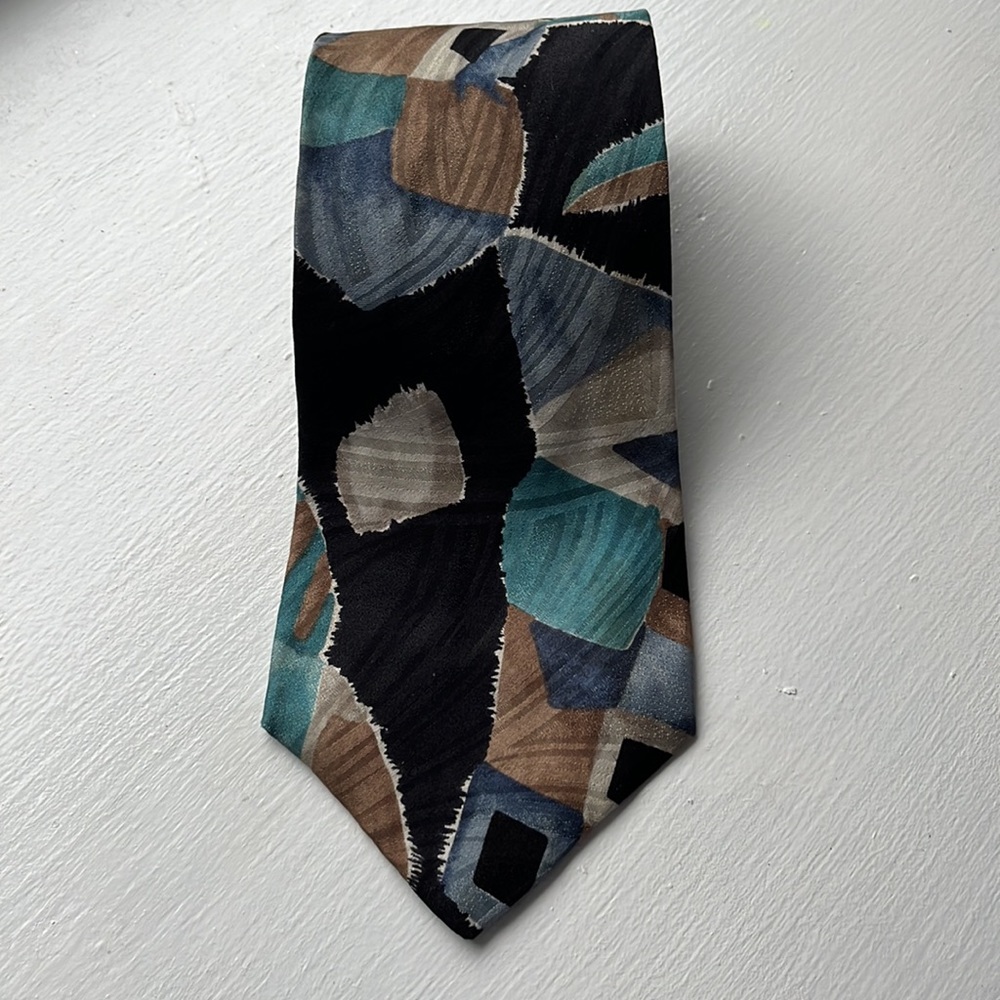 Vintage print of paint Mens tie